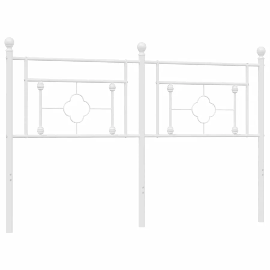 Tête de lit de remplacement métal blanc 160 cm - 5