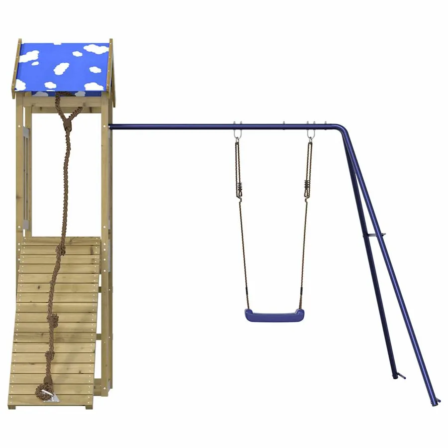 Aire de jeux d'extérieur bois de pin imprégné - 3