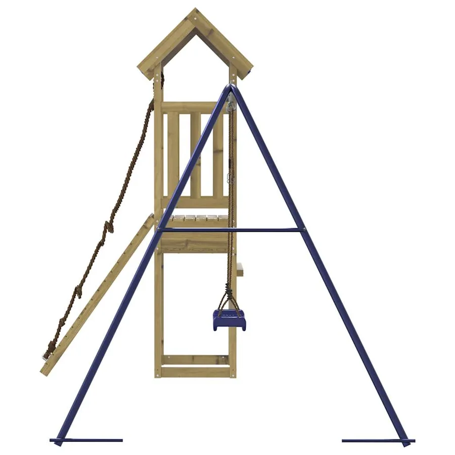 Aire de jeux d'extérieur bois de pin imprégné - 5