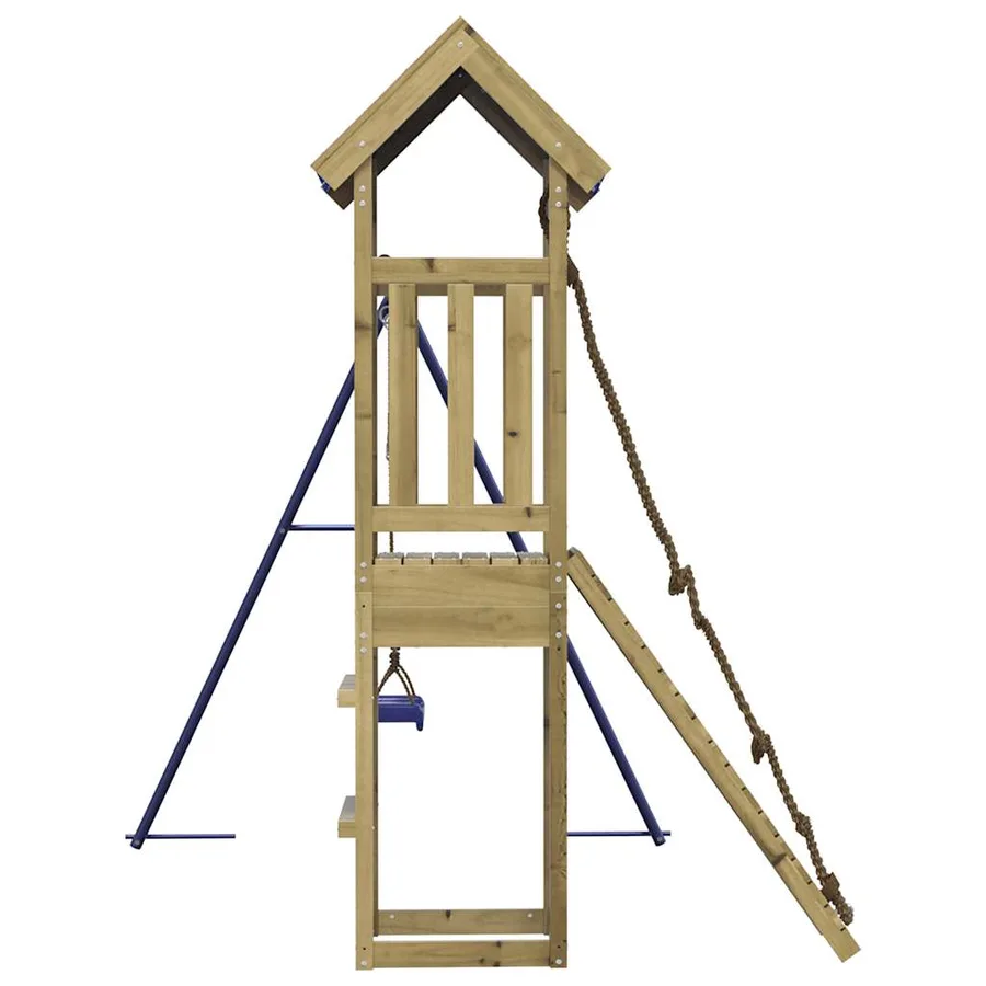 Aire de jeux d'extérieur bois de pin imprégné - 6
