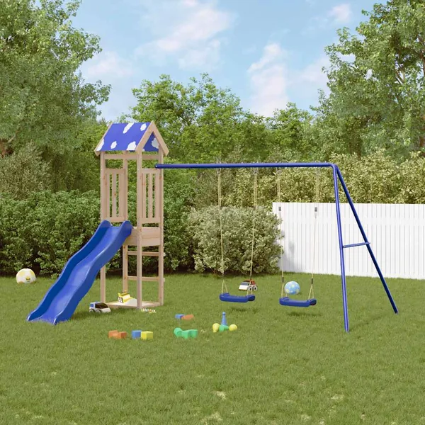 Aire de jeux d'extérieur bois de pin massif