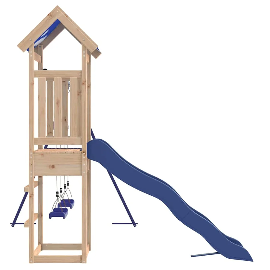 Aire de jeux d'extérieur bois de pin massif - 5