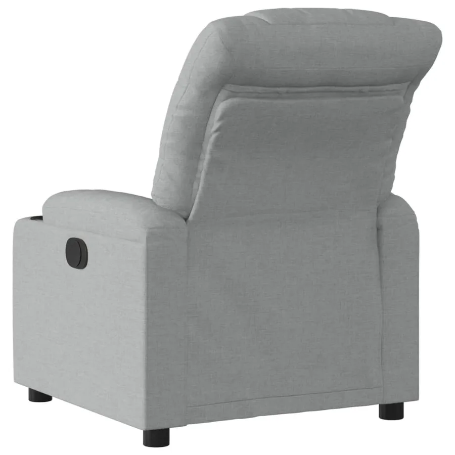 Fauteuil inclinable Gris clair Tissu - 3