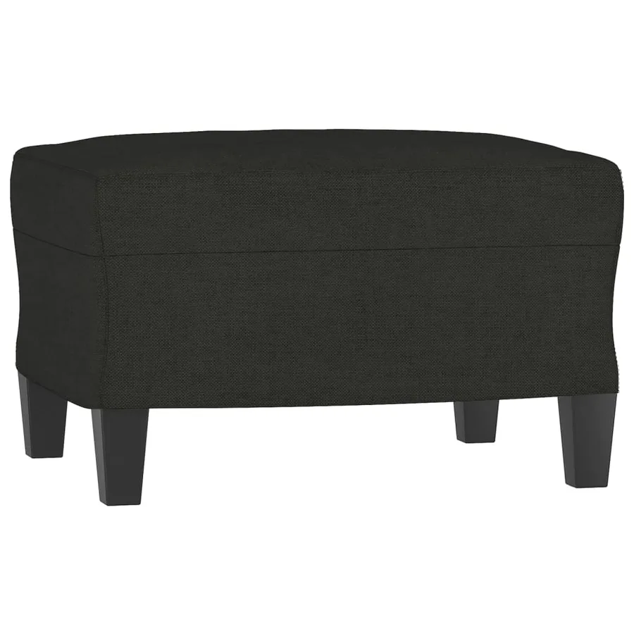 Ensemble de canapés 4 pcs noir tissu - 6
