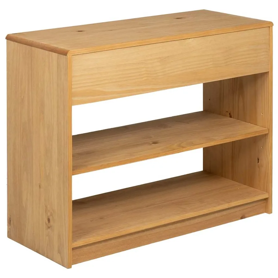 Table console SAUDA chêne 89,5x36,5x73 cm bois de pin massif - 6