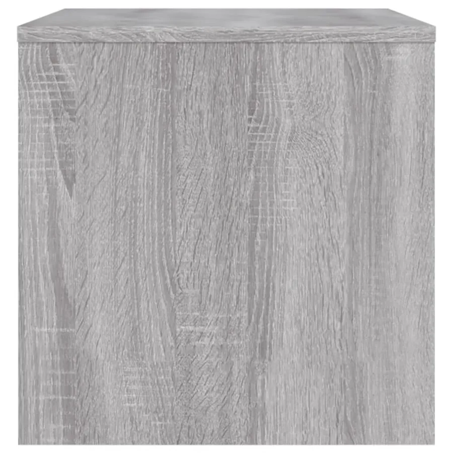 Meuble TV sonoma gris 80x40x40 cm bois d'ingénierie - 5