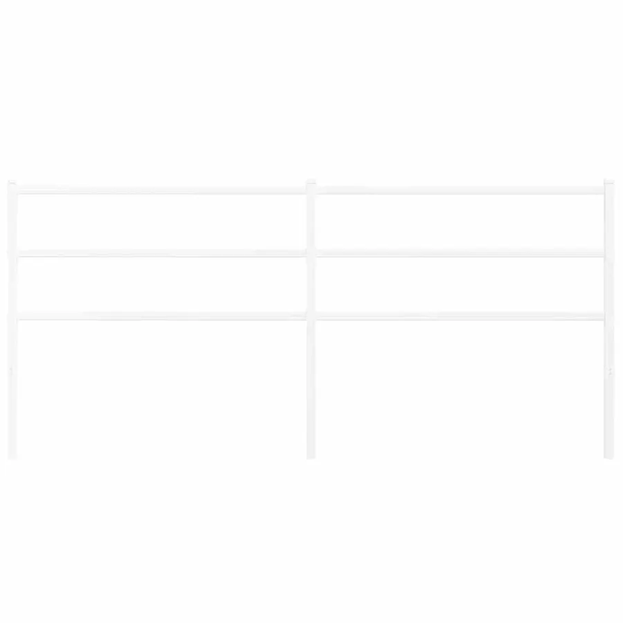 Tête de lit de remplacement métal blanc 200 cm - 3