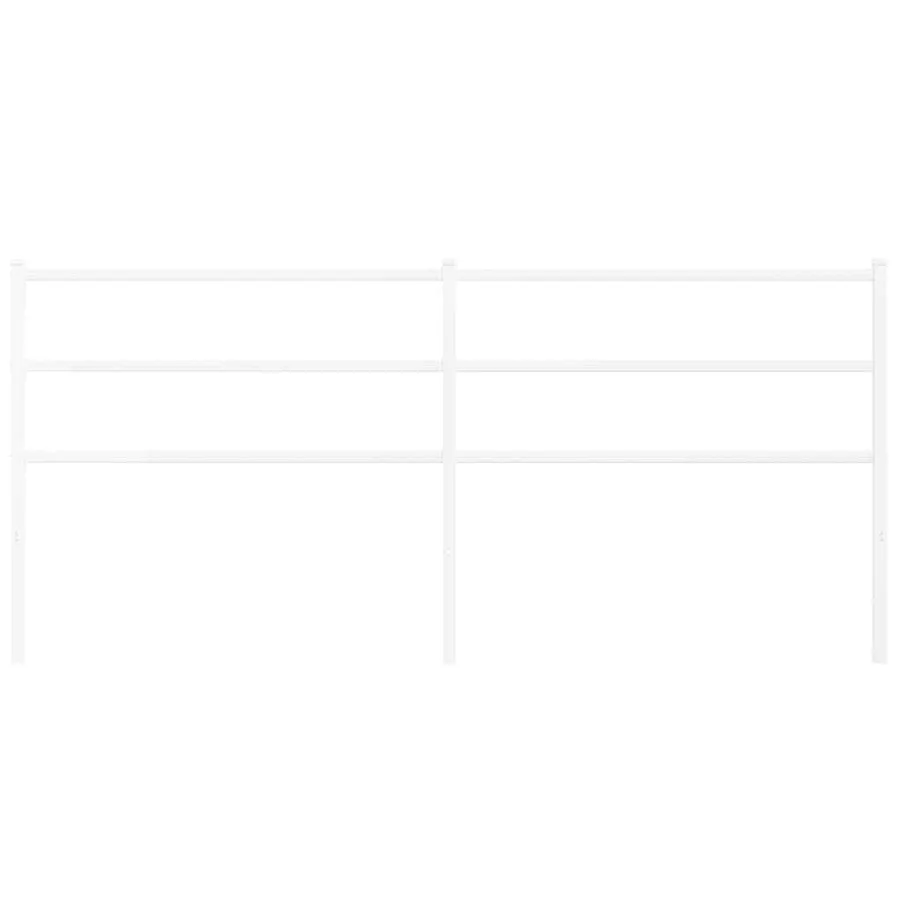 Tête de lit de remplacement métal blanc 180 cm - 3
