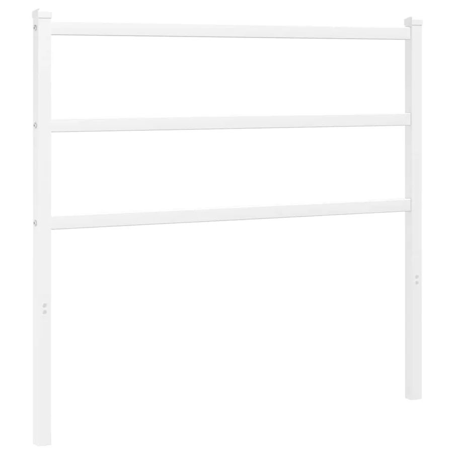Tête de lit de remplacement métal blanc 100 cm - 2