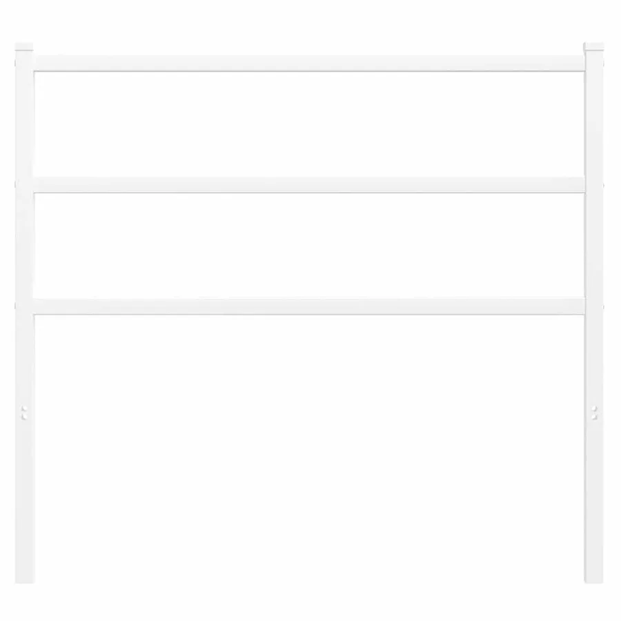 Tête de lit de remplacement métal blanc 100 cm - 3