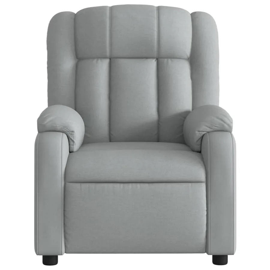 Fauteuil inclinable Gris clair Tissu - 6