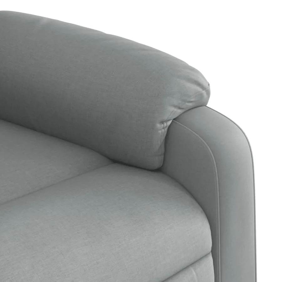 Fauteuil inclinable Gris clair Tissu - 8