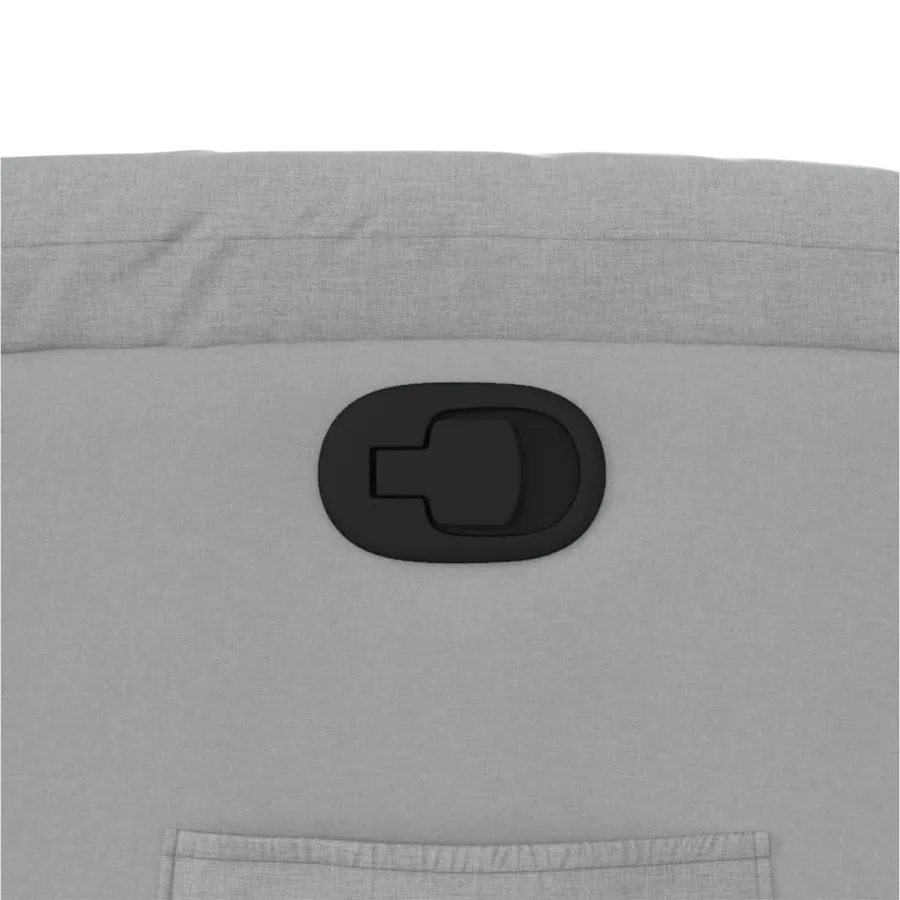 Fauteuil inclinable Gris clair Tissu - 9