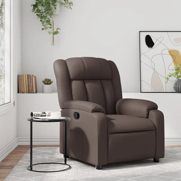 Fauteuil inclinable Marron Similicuir