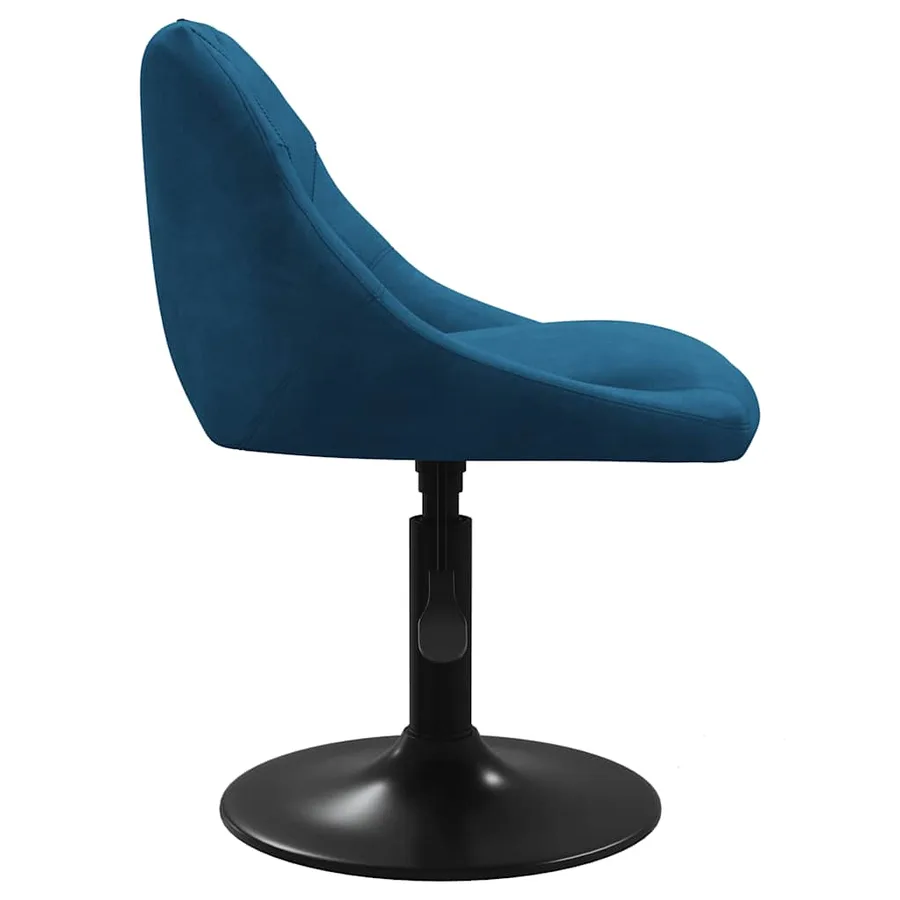 Tabouret de bar Bleu Velours - 4