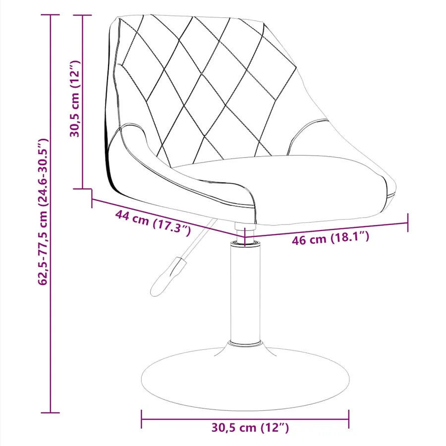 Tabouret de bar Bleu Velours - 9