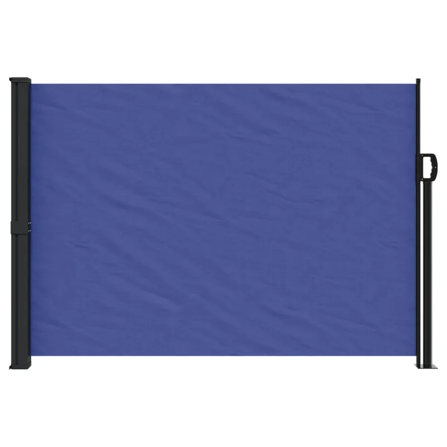Auvent latéral rétractable bleu 140x300 cm - 3