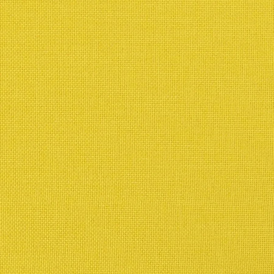 Ensemble de canapés 3 pcs avec coussins Jaune clair Tissu - 7