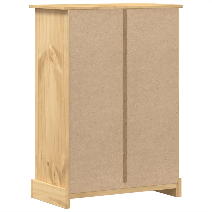 Commode Corona 80x43x114 cm bois massif de pin - 6