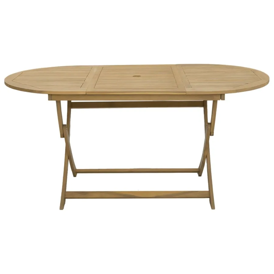Ensemble à manger de jardin 7 pcs Bois d'acacia solide - 7