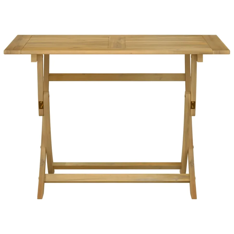 Ensemble à manger de jardin 5 pcs Bois d'acacia solide - 7