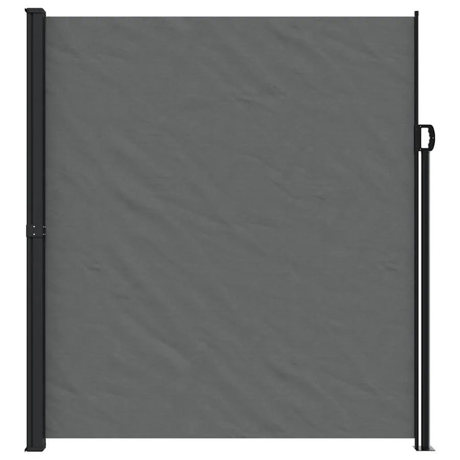 Auvent latéral rétractable anthracite 220x600 cm - 4