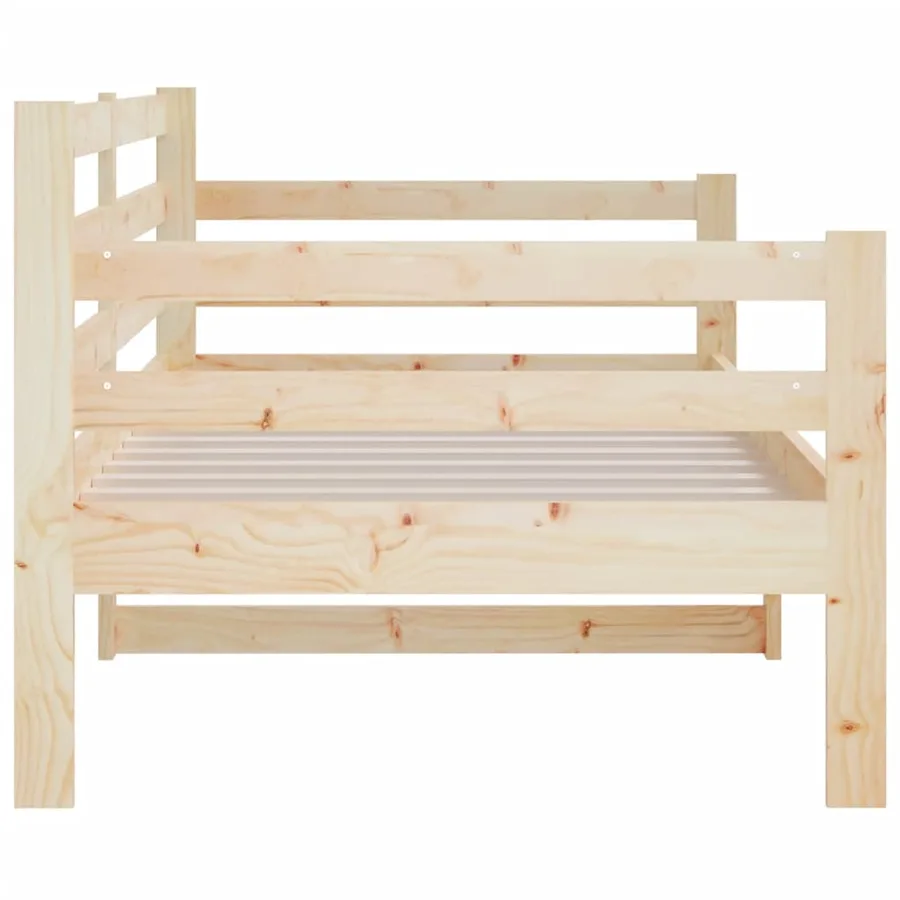 Lit de jour sans matelas 90x190 cm bois de pin massif - 7
