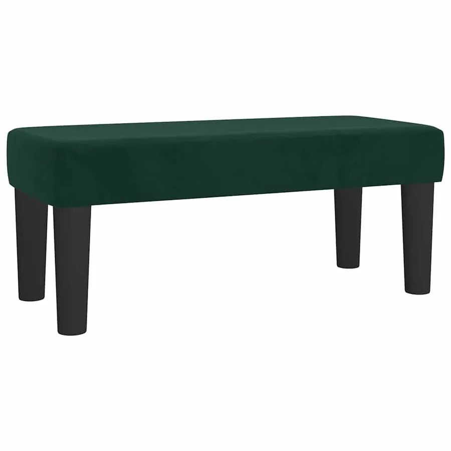 Sommier à lattes de lit avec matelas Vert foncé 100x200 cm - 7