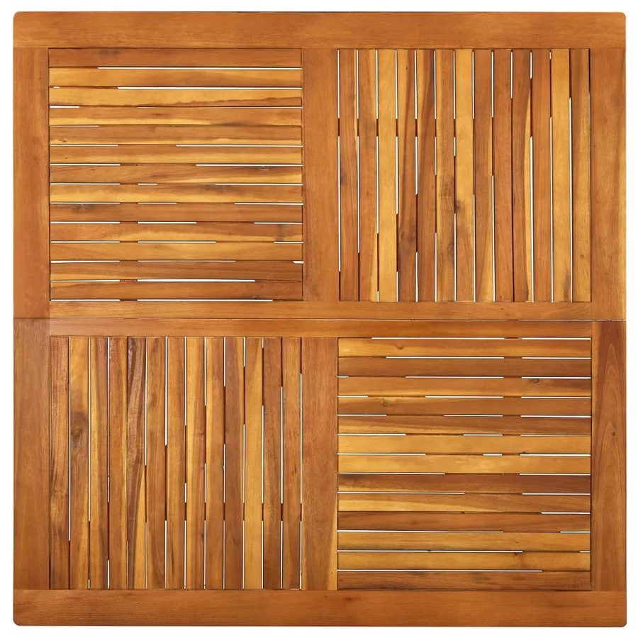 Ensemble à manger de jardin 5 pcs Noir - 4