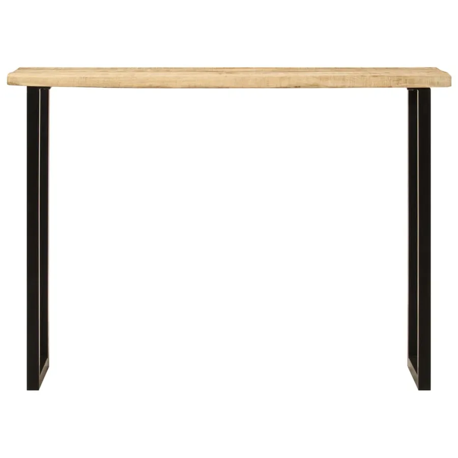 Table console à live edge 105x33x76 cm bois de manguier massif - 2
