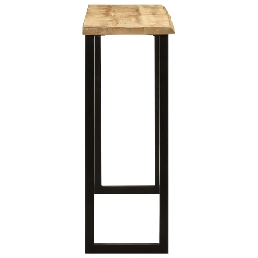 Table console à live edge 105x33x76 cm bois de manguier massif - 3