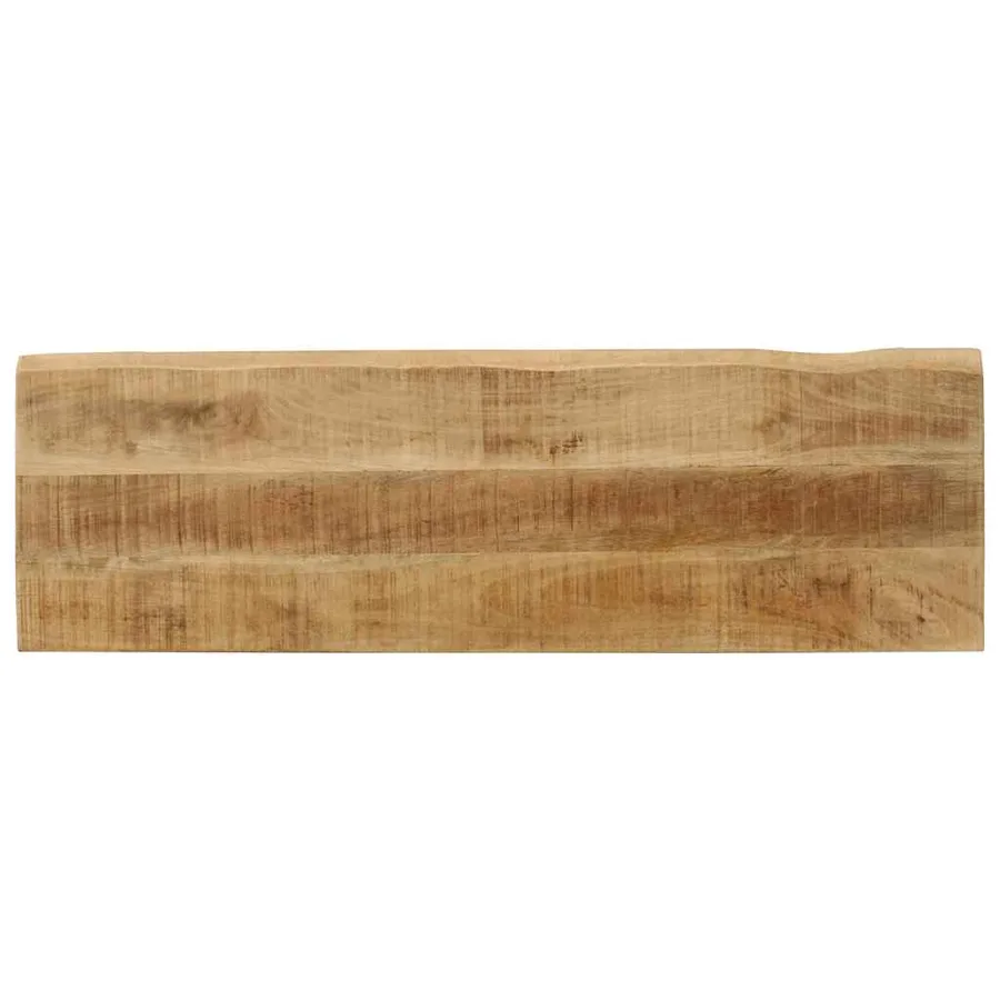 Banc avec bord vivant 105 cm bois de manguier massif - 5
