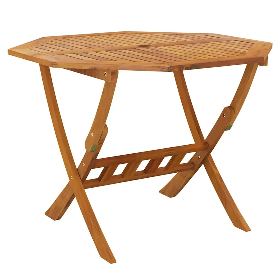 Ensemble à manger de jardin 5 pcs Bois d'acacia solide - 6