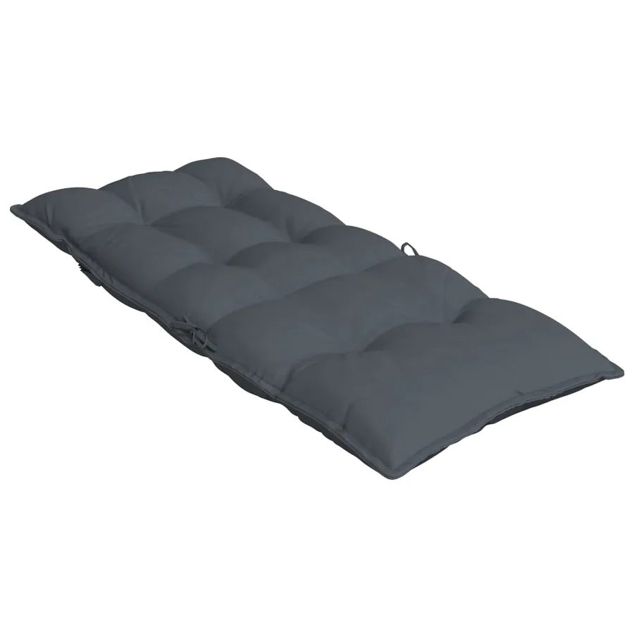 Coussins de chaise à dossier haut lot de 2 anthracite - 6