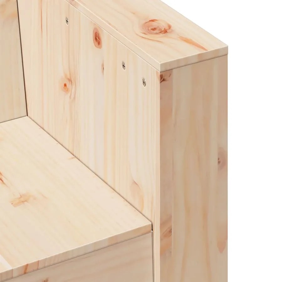 Canapé de jardin 2 places 134x60x62 cm bois de pin massif - 7