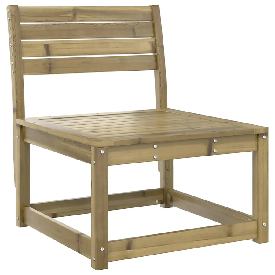 Canapés de jardin avec coussins 2pcs bois de pin imprégné - 4