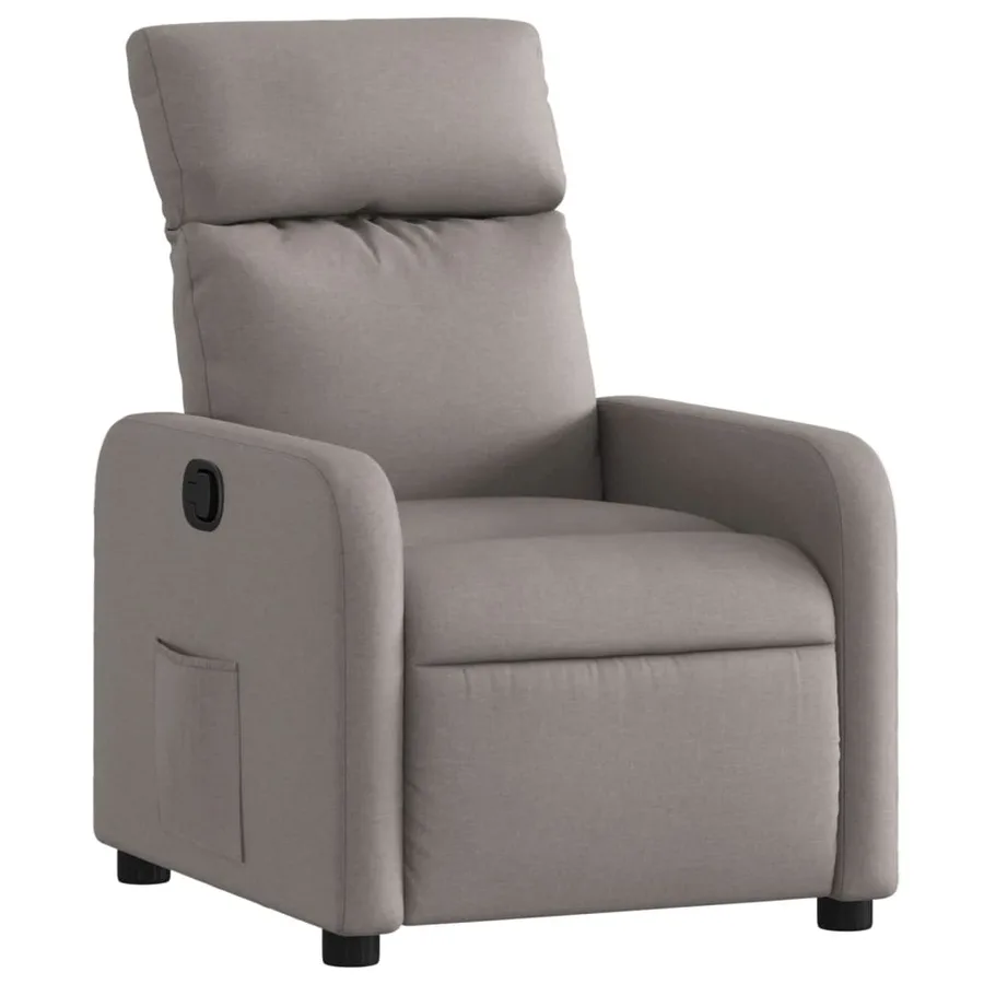 Fauteuil inclinable Taupe Tissu - 2
