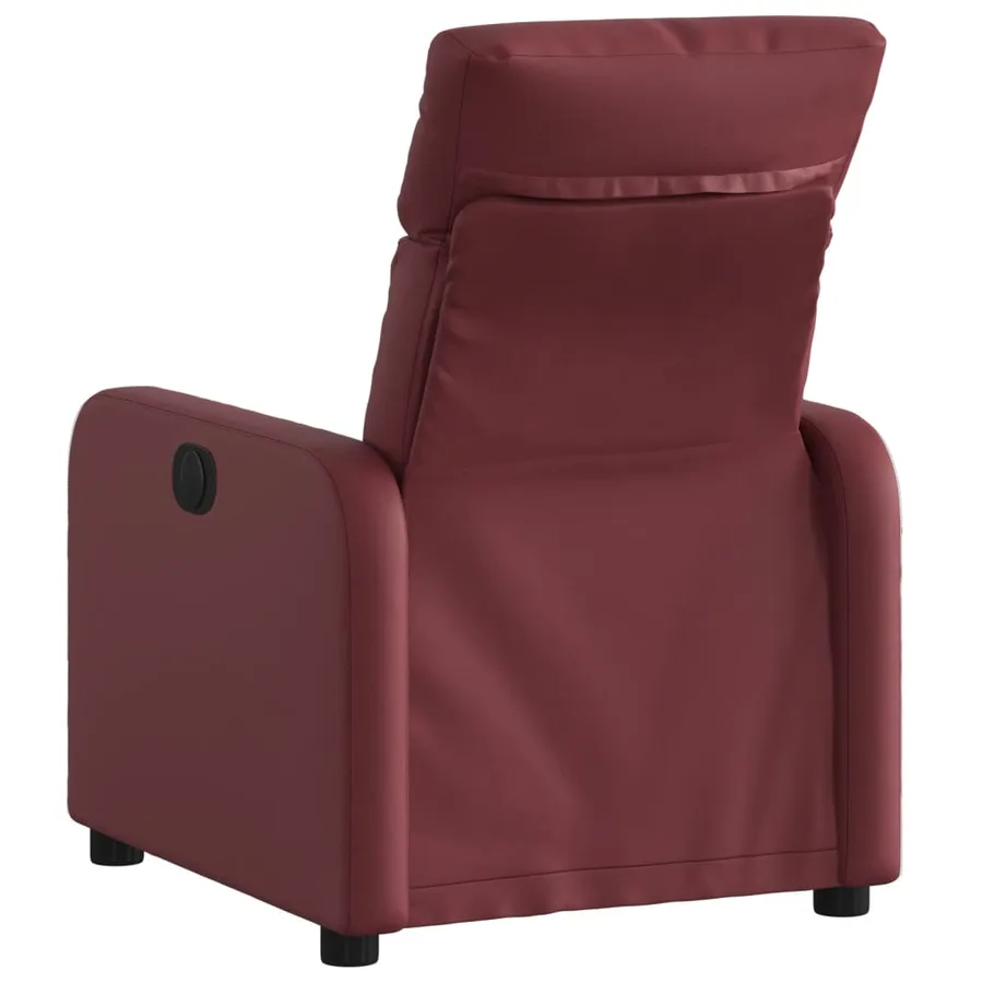 Fauteuil inclinable Rouge bordeaux Similicuir - 3