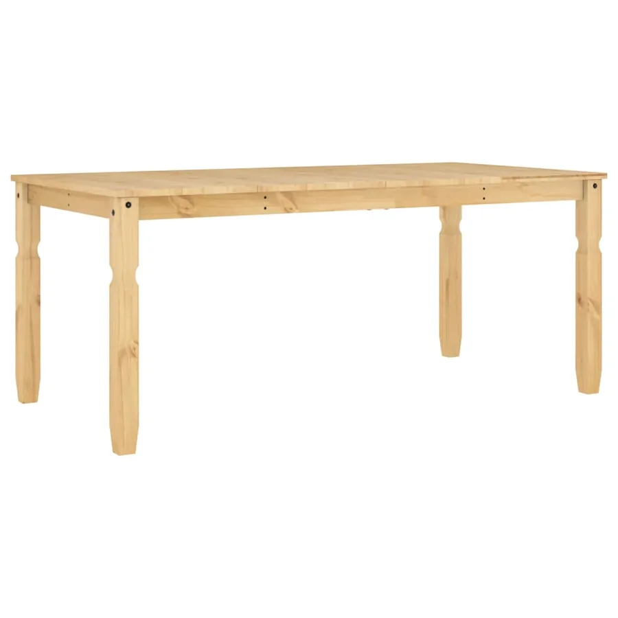 Table à manger Corona 180x90x75 cm bois massif de pin - 2