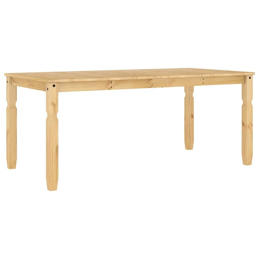Table à manger Corona 180x90x75 cm bois massif de pin - 6