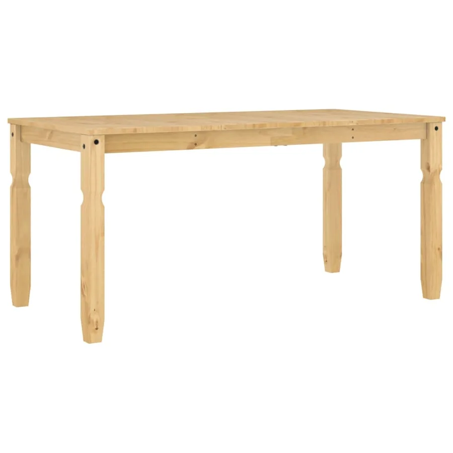 Table à manger Corona 160x80x75 cm bois massif de pin - 2