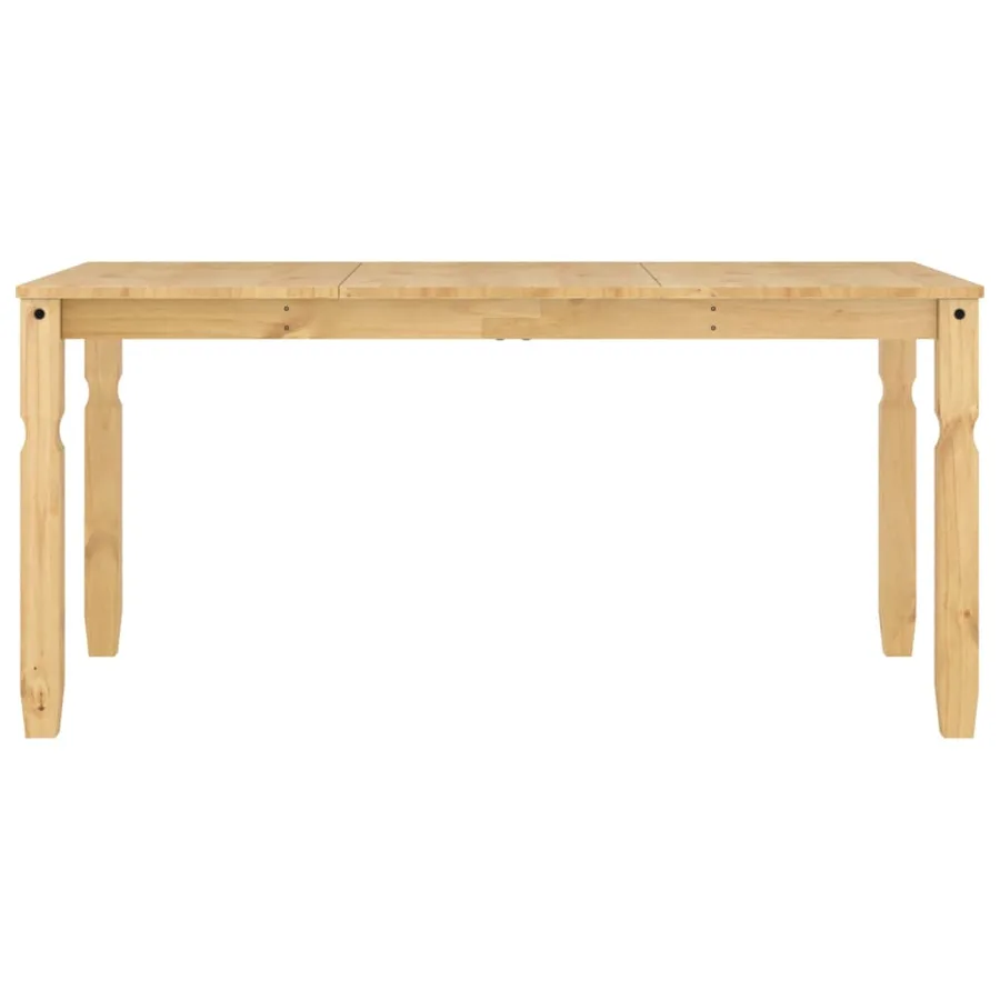 Table à manger Corona 160x80x75 cm bois massif de pin - 4