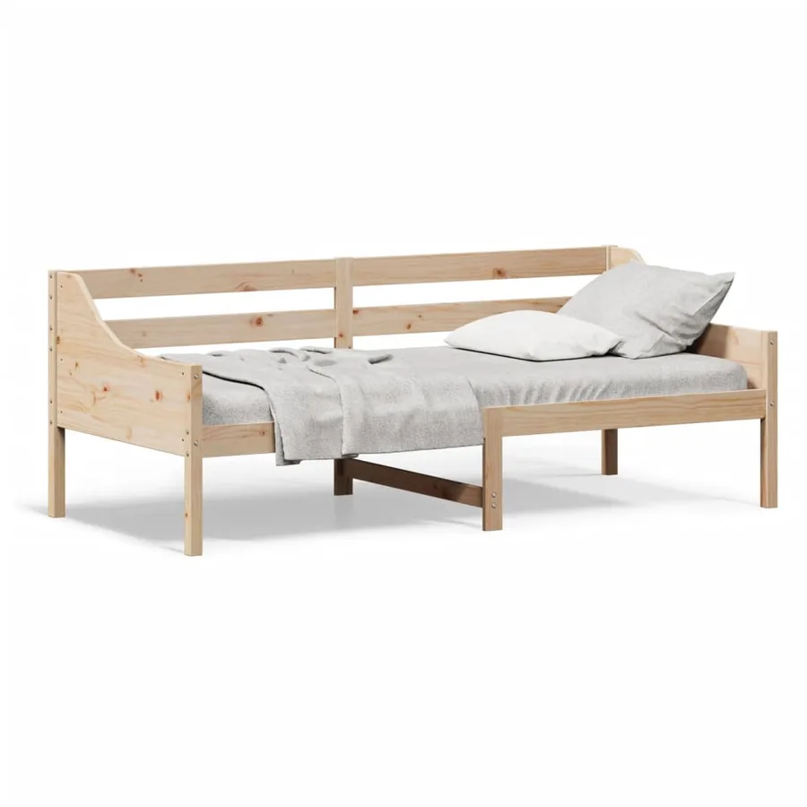 Lit de jour sans matelas 90x200 cm bois de pin massif - 2