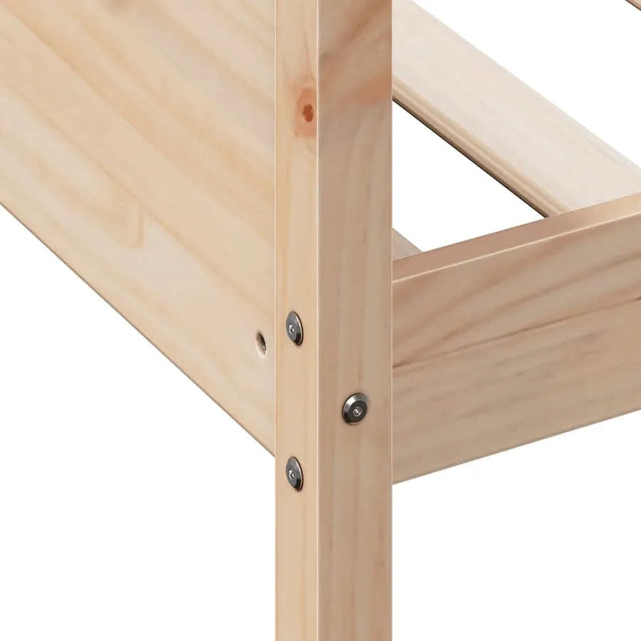 Lit de jour sans matelas 90x200 cm bois de pin massif - 7