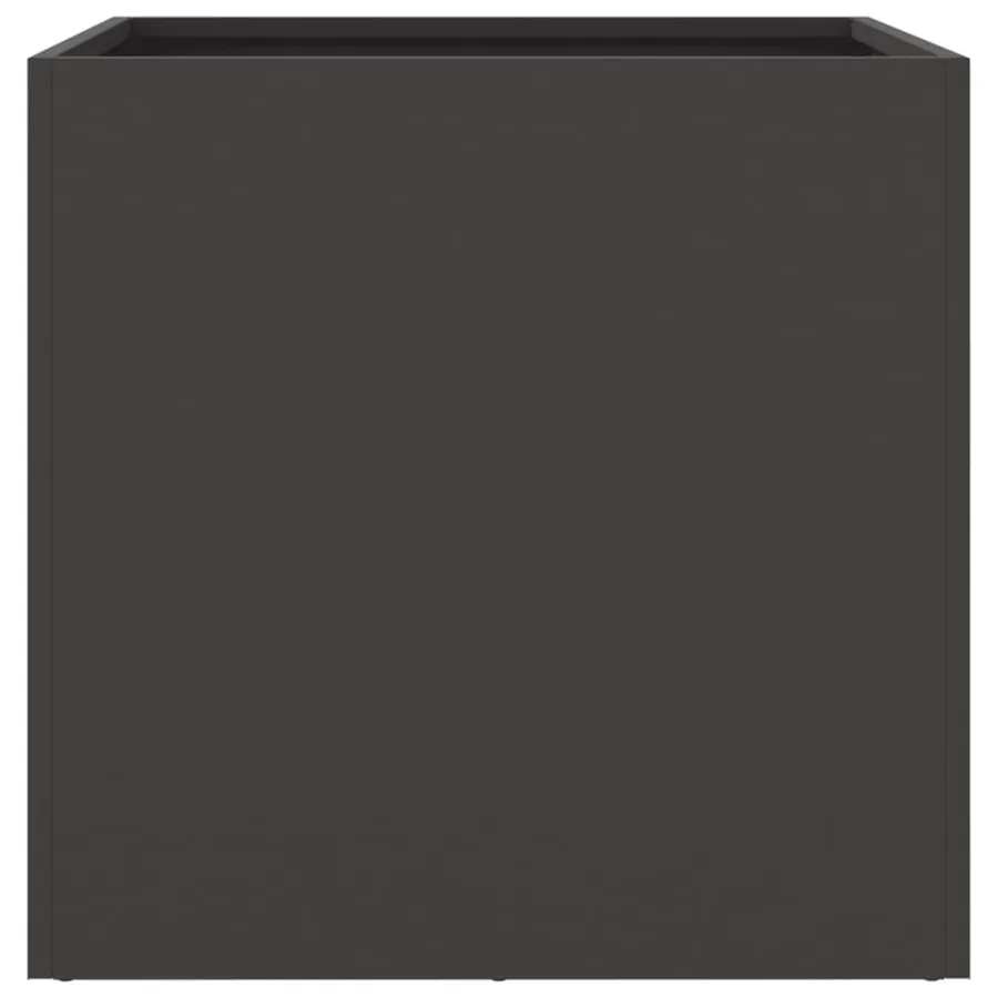 Jardinières 2 pcs noir 42x40x39 cm acier - 6