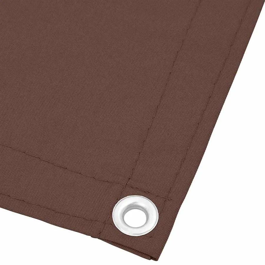 Écran de balcon marron 90x700 cm 100% polyester oxford - 4