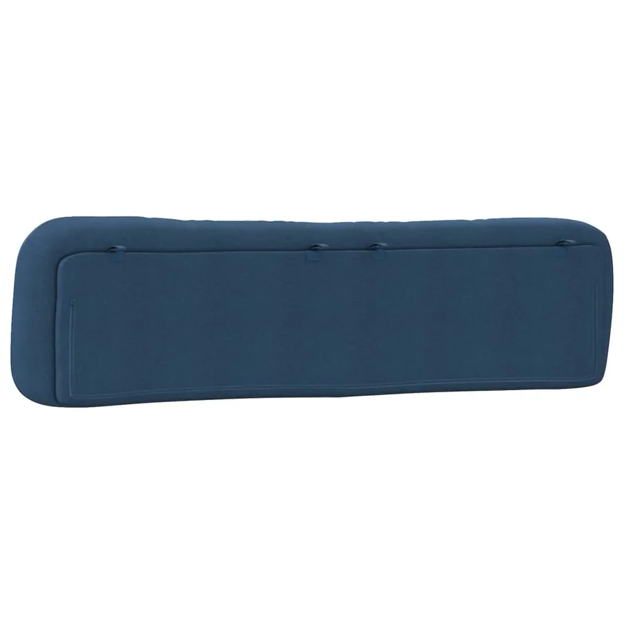 Coussin de tête de lit Hvar bleu 200 cm tissu - 7