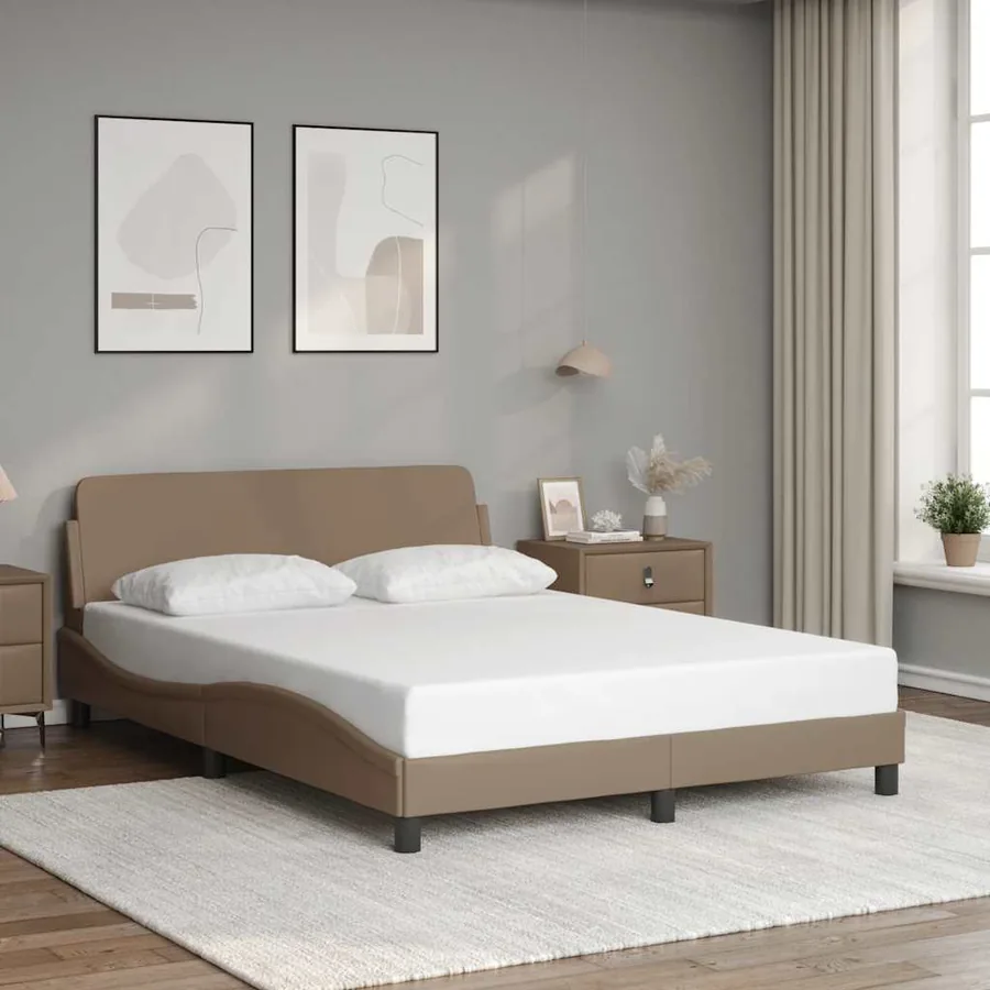 Cadre de lit Dover cappuccino 120x200 cm similicuir