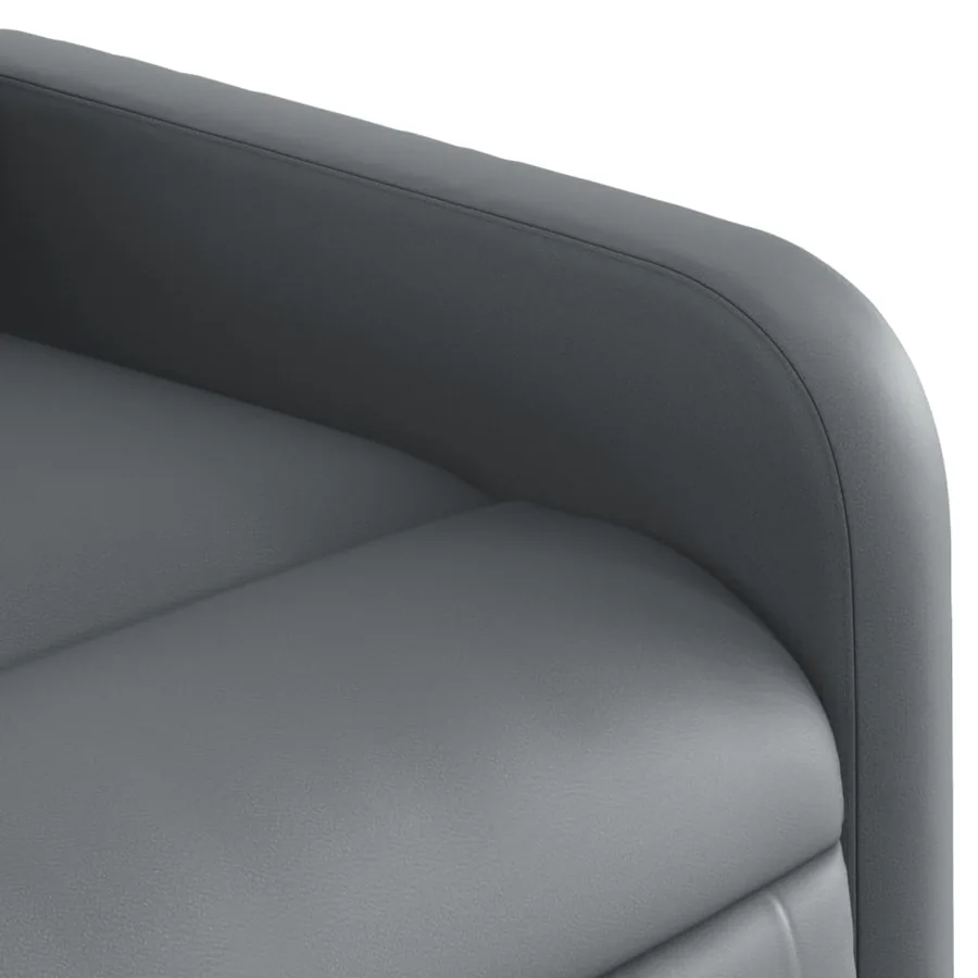 Fauteuil inclinable électrique Gris Similicuir - 11