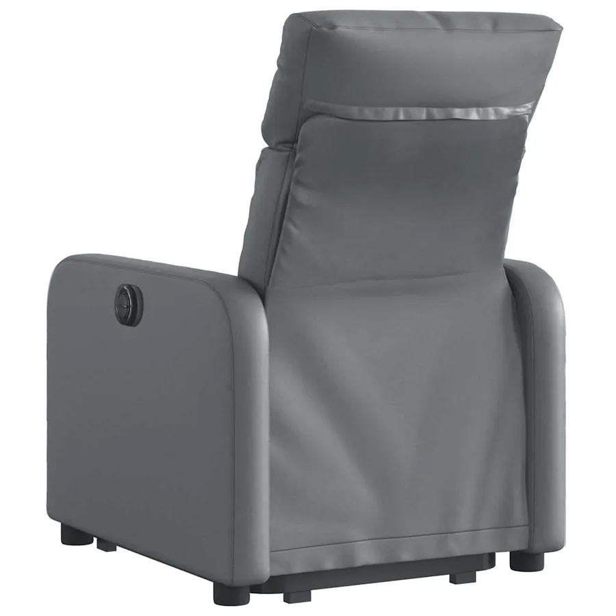 Fauteuil inclinable Gris Similicuir - 5